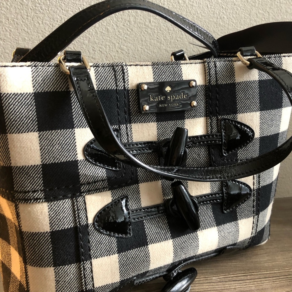 Kate spade plaid tote